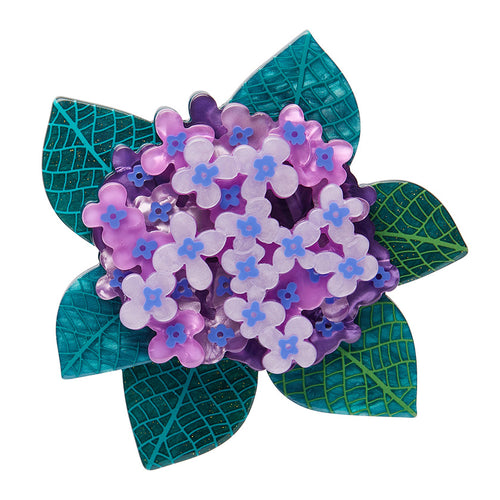 Erstwilder - Heavenly Hydrangea Brooch