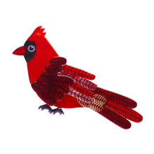 Erstwilder -   Crimson Cardinal Brooch