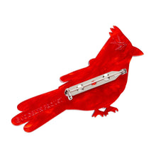 Erstwilder -   Crimson Cardinal Brooch