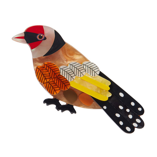 Erstwilder -  Go for Goldfinch Brooch