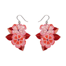 Erstwilder -   Halcyon Hibiscus Drop Earrings