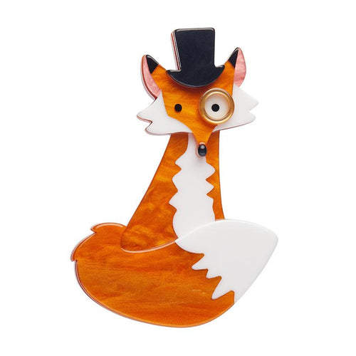 Erstwilder - Felix the Fox Brooch