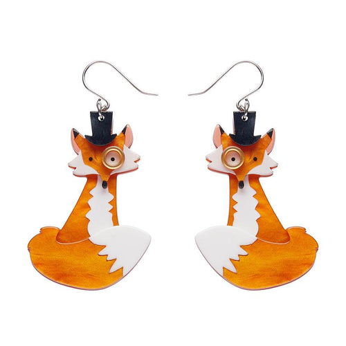 Erstwilder - Felix the Fox Drop Earrings