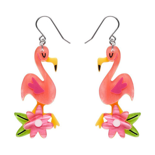 Erstwilder - Let's Flamingle Drop Earrings