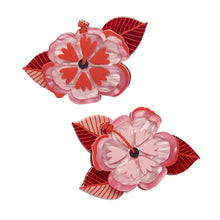 Erstwilder -   Halcyon Hibiscus Hair Clips Set - 2 Piece