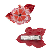 Erstwilder -   Halcyon Hibiscus Hair Clips Set - 2 Piece