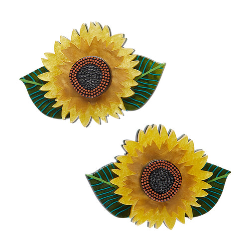 Erstwilder -   Sunshine and Smiles Hair Clips Set - 2 Piece