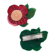 Erstwilder -   Pretty Poppies Hair Clips Set - 2 Piece