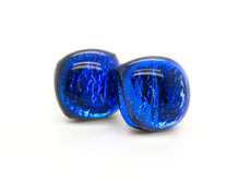 One-of-a-kind handmade glass studs (9mm)