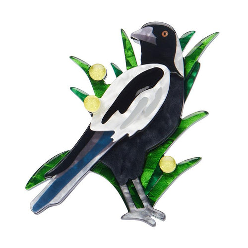 Erstwilder - Max the Magpie Brooch