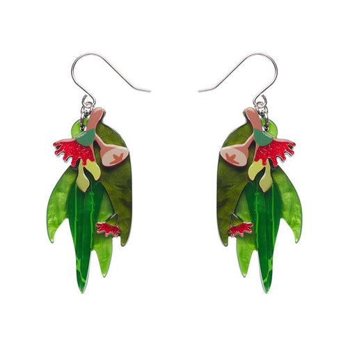 Erstwilder - Red Gum Blossom Drop Earrings