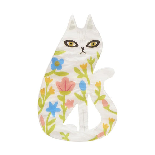 Erstwilder x Terry Runyan - Feline Florescence Brooch